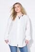 Braided Trim Button Down Blouse