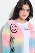 Strikkejakke, straight fit, palmer, smileys