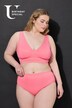 Haut de bikini à coques souples, tissu pailleté