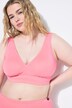 Haut de bikini à coques souples, tissu pailleté