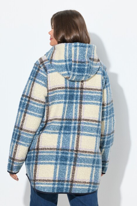 Karojacke, Kapuze, 2-Wege-Zipper