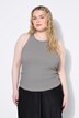 Tanktop, slim shape, structuurjersey, strepen