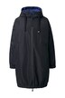 Funkční bunda, oboustranná, oversize, kapuce, dvoucestný zip