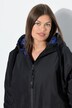 Functionele jas, omkeerbaar, oversized, capuchon, 2-wegrits