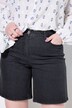 Bermuda en jean 5 poches, coupe Wide Legs