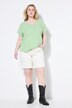 Bermuda en jean 5 poches, coupe Wide Legs
