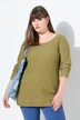 Eco Cotton Two-Tone Ribbed Knit Sweater