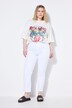 Jean Mon taille haute en sergé, coupe 5 poches