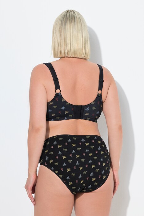 Tassel Print Relief Bra