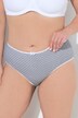 Midi-slips, set van 5, motief / effen