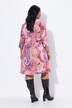 Paisley Goblet Collar 3/4 Sleeve Dress