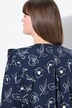Chemisier en coton bio avec ruchés, décolleté rond et manches longues, coupe évasée