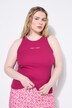 Débardeur à rayures, en jersey texturé, coupe Slim Shape