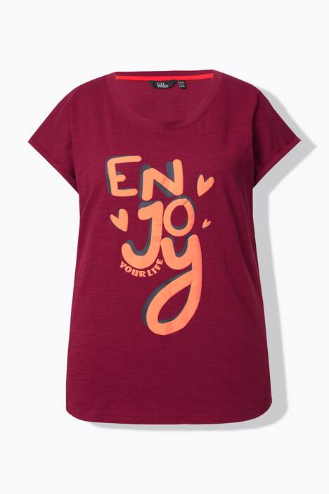 Enjoy Cap Sleeve Graphic Tee