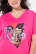 T-shirt, boxy fit, krokodillenprint