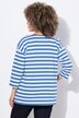 Camiseta, rayas horizontales, cuello redondo, manga larga