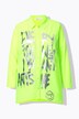 Bluse, A-linje, metallbokstaver, spiss nederkant