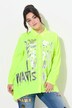 Bluse, A-linje, metallbokstaver, spiss nederkant