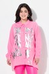 Bluse, A-linje, metallbokstaver, spiss nederkant