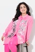 Bluse, A-linje, metallbokstaver, spiss nederkant