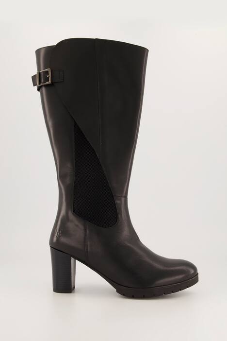 Bottes en cuir tige XXL, semelle de propreté amovible - largeur H