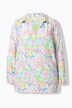 Bluse, farveglad allover-print, lange ærmer