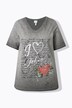 T-shirt, traditioneel motief, classic, V-hals, korte mouw