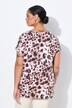T-shirt, comfort fit, leo pattern, hem knot