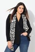 Leopard Print Muslin Scarf