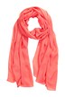 Šál, jednobarevný, jemné třásňové okraje