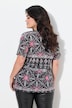T-shirt, comfort fit, allover print, half sleeve