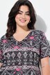 T-shirt, comfort fit, allover print, half sleeve