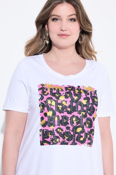 Camiseta, Komfort Fit, motivo de leopardo