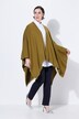 Úpletové pončo, oversize, ozdobné kamínky, otevřený střih