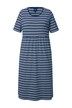 Midi šaty, pruhy, A střih, kulatý výstřih, krátké rukávy