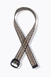 Ceinture bicolore. Aspect macramé