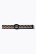 Ceinture bicolore. Aspect macramé