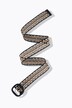 Ceinture bicolore. Aspect macramé