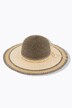 Chapeau de paille à large bord