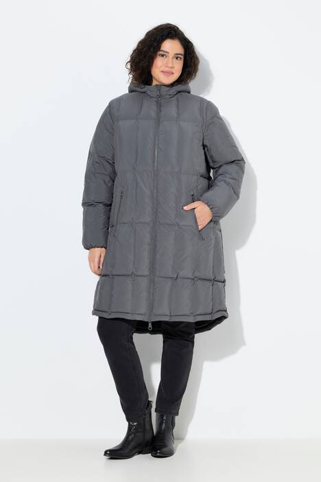 Cappotto HYPRAR idrorepellente con trapuntatura leggera e cappuccio