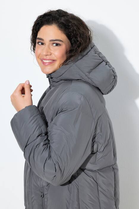 Cappotto HYPRAR idrorepellente con trapuntatura leggera e cappuccio