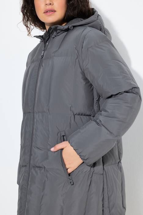 Cappotto HYPRAR idrorepellente con trapuntatura leggera e cappuccio
