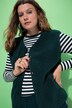 Teddy bodywarmer, cropped, drukknopen