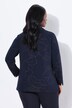 Sweat-shirt motif à fleurs, col montant et manches longues, modal mélangé