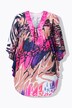 Caftán tipo blusa, Loose Fit, estampado por toda la prenda