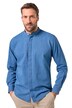 Džínová košile JP1880, dlouhé rukávy, stojáček, Modern střih, do 8XL