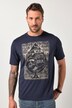 JP1880 T-Shirt, Halbarm, Brustprint, bis 8 XL