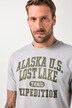 JP1880 T-Shirt, Halbarm, Brustprint, bis 8 XL