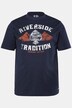 JP1880 T-Shirt, Halbarm, Brustprint, bis 8 XL