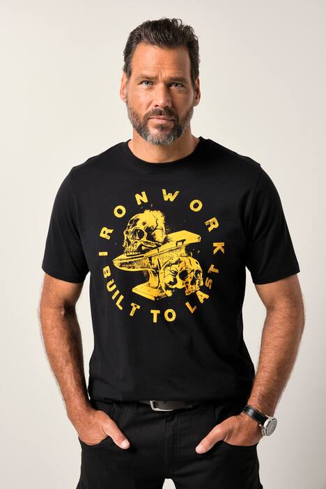 JP1880 T-Shirt, Workwear, Halbarm, Brustprint, bis 8 XL